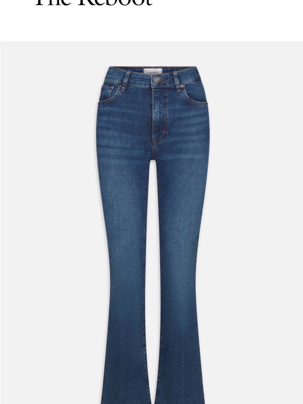 Frame The Reboot Denim Women's High-Rise boot cut jeans.NWT